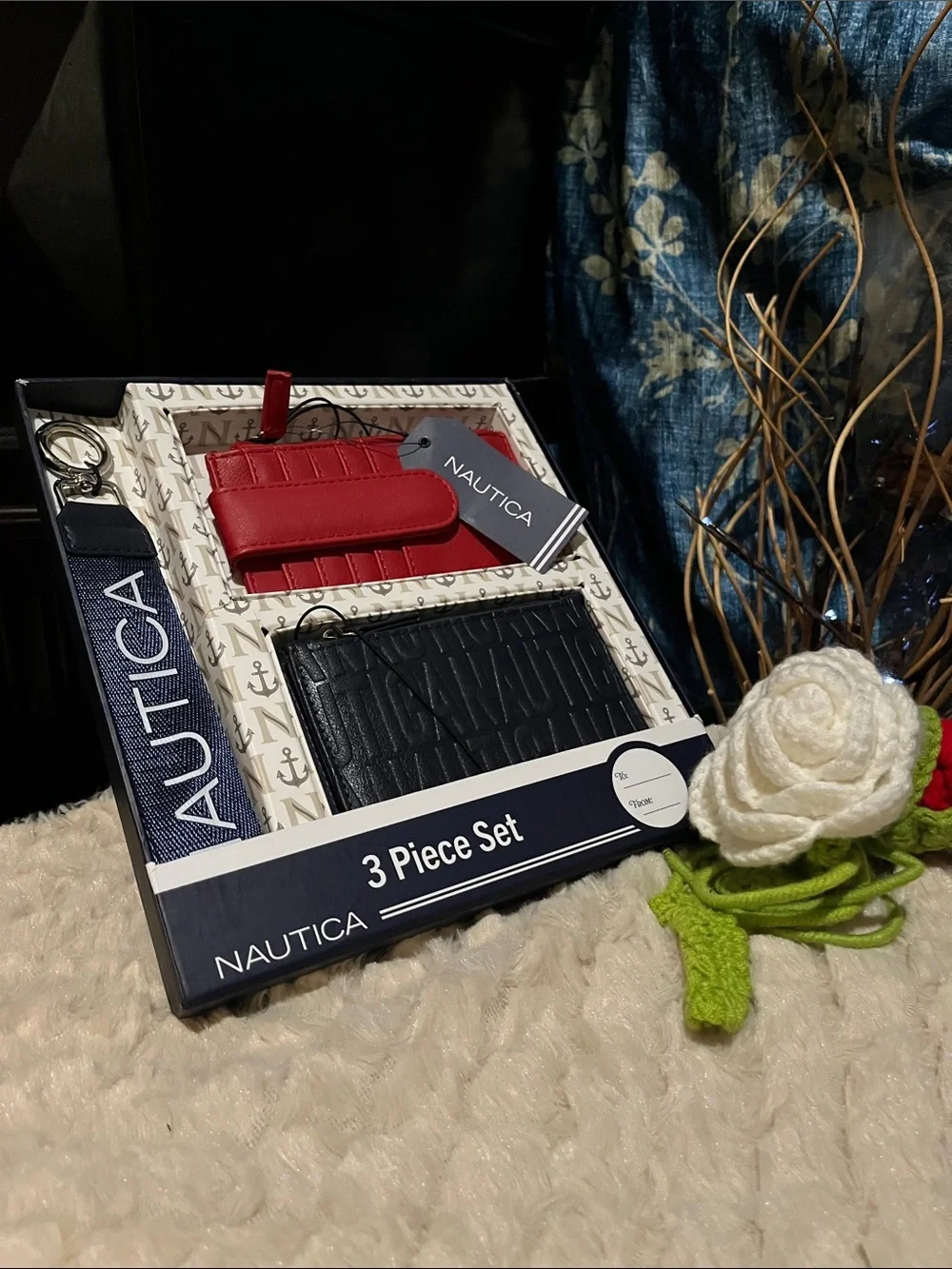 nwt Nautica Card Holder Set